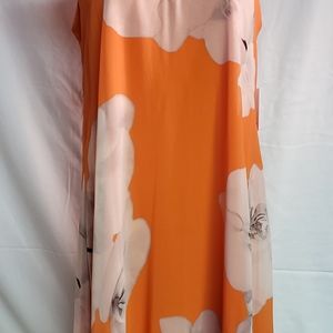 Calvin Klein Chiffon Free Flow Swing Dress Sz 12